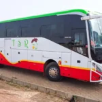 Un car de TSR Transports en circulation