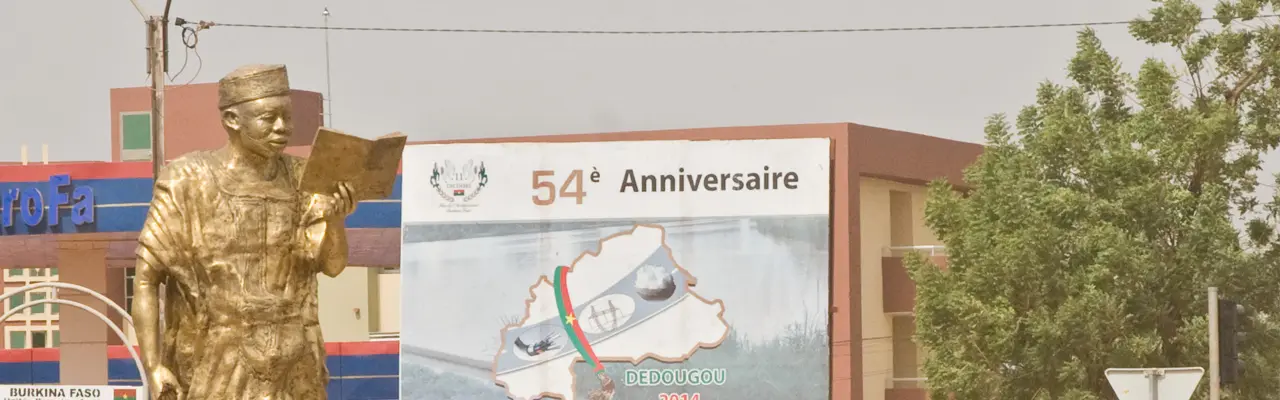 Ville de Dédougou au Burkina Faso